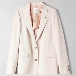 NWOT Aritzia Wilfred Cherrelle Jacket/Blazer in Bone